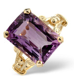 Amethyst 8.3ct 9k Gold Ring