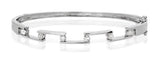 Diamond Bangle 0.45ct 9k White Gold