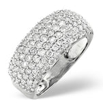 18k White Gold Diamond Ring 1.35ct