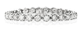 Diamond Tennis Bracelet 7.37ct 18k White Gold