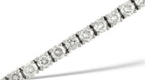 Diamond Tennis Bracelet 9.00ct 18k White Gold