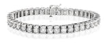 Diamond Tennis Bracelet 7.78ct 18k White Gold
