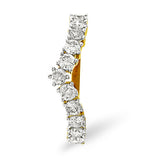 Diamond 0.70ct 18k Yellow Gold Wishbone Ring