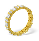 Mens 1ct H/si Diamond 18k Gold Full Band Ring
