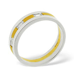 Lilly  0.14ct G/vs Diamond And 18k Two Tone Wedding Ring