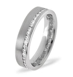 Mens 0.54ct G/vs Diamond Platinum Dress Ring