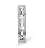 Mens 0.49ct G/vs Diamond 18k White Gold Dress Ring