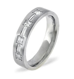 Katie 18k White Gold Diamond Wedding Ring 0.49ct G/vs