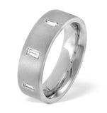 Holly Platinum Diamond Wedding Ring 0.17ct G/vs