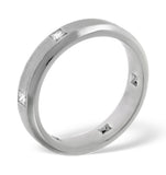 Mens 0.28ct G/vs Diamond Platinum Dress Ring