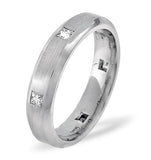 Mens 0.28ct G/vs Diamond Platinum Dress Ring