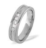 Ladies 18k White Gold Diamond Wedding Ring 0.22ct G/vs