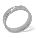 Jasmine Platinum Diamond Wedding Ring 0.07ct G/vs
