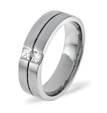 Olivia 18k White Gold Diamond Wedding Ring 0.16ct H/si