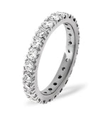 Eternity Ring Poppy Platinum Diamond 2.00ct G/vs