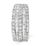 Platinum Wide Ring 1 Carat Diamond H/si