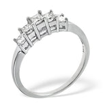 0.25ct H/si Diamond And Platinum Ring -  Ft29-47jus
