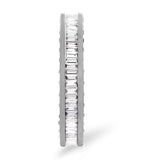 Mens 2ct H/si Diamond Platinum Full Band Ring