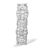 Eternity Ring Amelia 18k White Gold Diamond 2.55ct H/si