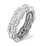 Eternity Ring Amelia Platinum Diamond 2.55ct G/vs