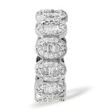 Eternity Ring Sophie 18k White Gold Diamond 1.50ct G/vs