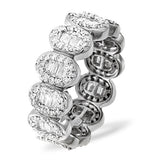 Eternity Ring Sophie 18k White Gold Diamond 1.50ct H/si