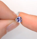 Tanzanite 1.00ct High Quality (aa) 925 Silver Earrings
