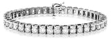 Diamond Tennis Bracelet 7.78ct 18k White Gold