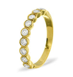 Emily 18k Gold Diamond Eternity Ring 0.50ct H/si