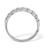 Skye 18k White Gold Diamond Eternity Ring 0.50ct G/vs