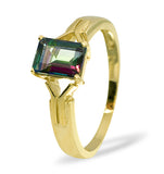 Mystic Topaz 1.20ct 9k Yellow Gold Ring