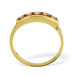 Rhodalite Garnet 0.60ct 9k Gold Ring