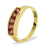 Rhodalite Garnet 0.60ct 9k Gold Ring