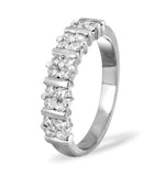 Mia Platinum Diamond Eternity Ring 0.50ct H/si