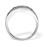 Grace Half Eternity Ring 0.33ct Diamond 9k White Gold
