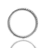 Ladies 18k White Gold Diamond Wedding Ring 0.70ct G/vs