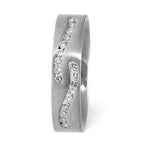 Ladies 18k White Gold Diamond Wedding Ring 0.30ct H/si
