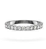 15 Stone Chloe 18k White Gold Diamond Half Eternity 1.50ct G/vs