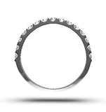 15 Stone Chloe 18k White Gold Diamond Eternity Ring 0.50ct G/vs