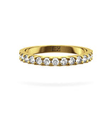 15 Stone Chloe 18k Gold Diamond Half Eternity 1.50ct H/si