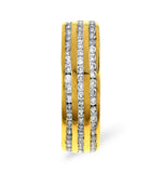 Eternity Ring Amy 18k Gold Diamond 1.50ct H/si