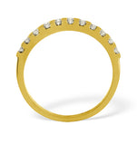 Ellie 18ky Diamond Half Eternity Ring 1.00ct H/si