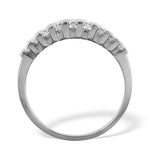 0.50ct G/vs Diamond And Platinum Half Eternity - Jg29-72xus