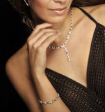 18k White Gold Diamond Necklace 4.73ct