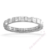 Eternity Ring Jessica 18k White Gold Diamond 1.00ct H/si