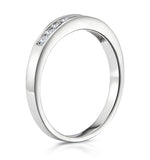 Rae Half Eternity Ring 0.20ct Diamond 9k White Gold
