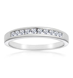 Rae Half Eternity Ring 0.33ct Diamond 9k White Gold