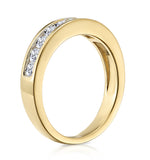 Rae Half Eternity Ring 0.50ct Diamond 9k Yellow Gold