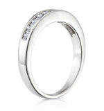 Rae 18k White Gold Lab Diamond Half Band Eternity Ring 0.50ct G/vs