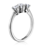 Emily 18k White Gold 3 Stone Diamond Ring 0.75ct G/vs